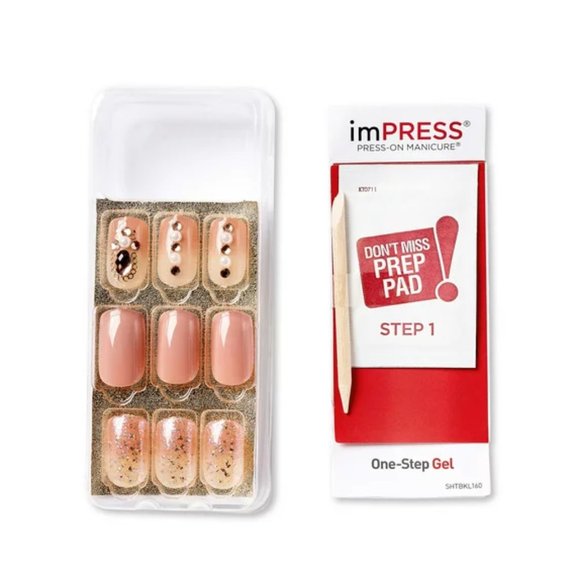 KISS imPRESS Press-on Manicure Couture Collection, Superb, Medium, Square - Picture 3 of 5